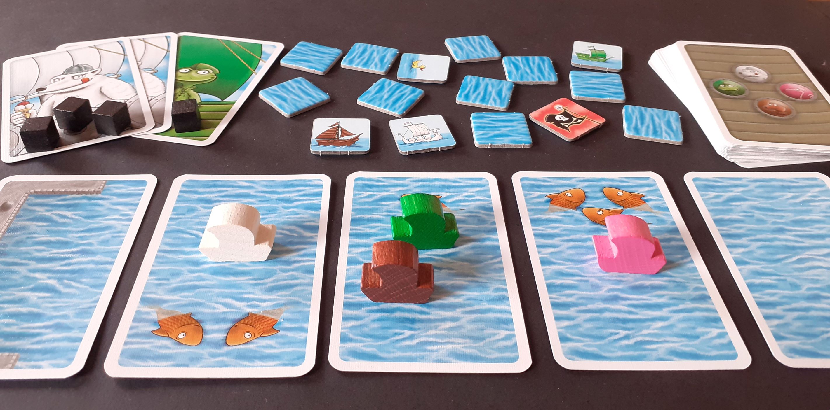 Spielmaterial Fish & Ships